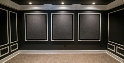 Acoustic panels removing harsh reflections Acoustic panels removing harsh reflections