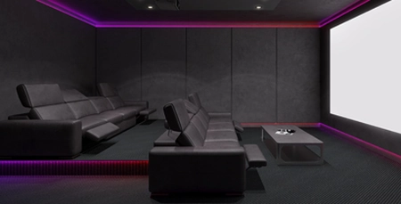 Comfortable and practical home theater seating Comfortable and practical home theater seating
