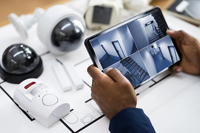 Home security system combining devices Home security system combining different devices