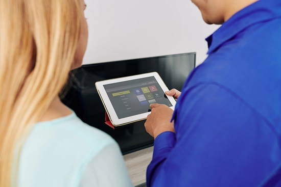 Professional home security installation setup and guidance