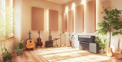 Room acoustic treatments for music room Room acoustic treatments for music room