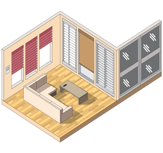 Windows_Illustration_1 Residential and commercial window tint, decoration and shades